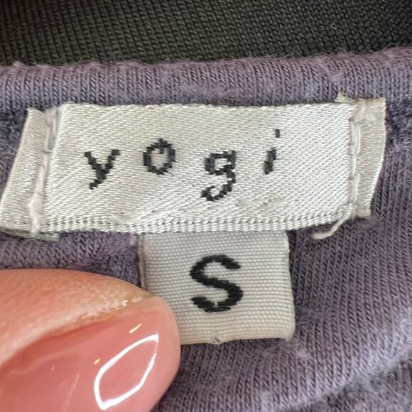 YOGI Purple Green Tie-Dye Sleeveless Scoop Neck Maxi Dress w/ Shelf Bra Size S - Picture 9 of 9